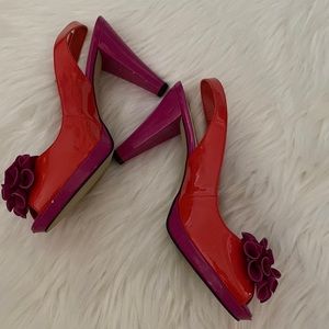 NWOT Anne Klein Open Toe Heels.